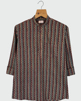 Zigzag Fusion Short Kurta